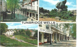 Carte Postale: TURNBRIDGE WELLS: The Pantiles, Toad Rock, The Common, Etc. 1977 - Tunbridge Wells