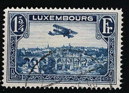 1931 Biplane Michel LU 237 Stamp Number LU C5 Yvert Et Tellier LU PA5 Stanley Gibbons LU 300 Used - Usati