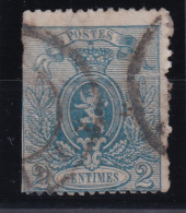 BELGIUM 1866 - Canceled - Sc# 25a - 1866-1867 Coat Of Arms