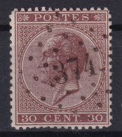 BELGIUM 167 - Canceled - Sc# 20a - 1865-1866 Profile Left