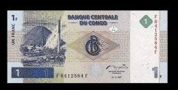 # # # Sehr Seltene Banknote Kongo (Congo) 1 Francs (P-85) 1997 UNC # # # - République Démocratique Du Congo & Zaïre