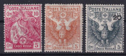 ITALY / ITALIA 1915/16 - MLH - Sc# B1, B2, B4 - Ongebruikt