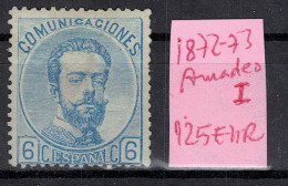 CHCT58 - Amadeo I, 1872, MH, Spain - Ungebraucht