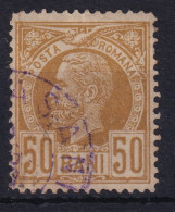 ROMANIA 1885/89 - Canceled In Blue - Sc# 87  - Gebraucht