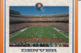 Mile High Stadium Denver Colorado USA CPM  National Football League  Play  Football Stade Brocos Animation   2sc - Denver