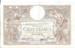 FRANCE 100 FRANCS 1939 VF P 86 B - 100 F 1908-1939 ''Luc Olivier Merson''