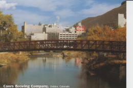 Coors Brewing Compagny Golden Colorado USA Magnificent View Of The Brewing Factory. Water Walkway CPM 2s - Denver