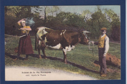 CPA 1 Euro Vache Prix De Départ 1 Euro écrite - Cows