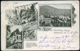 Herzlichen Gruss! Semmering Villa Und Hotel Panhans 1901 - Semmering