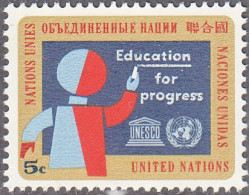 UNITED NATIONS NY   SCOTT NO 135   MNH     YEAR  1964 - Neufs