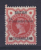 Bechuanaland: 1890   QV 'Protectorate' OVPT   SG55   ½d  [19mm Overprint]    MH  (2) - 1885-1964 Bechuanaland Protettorato