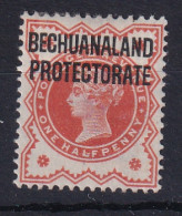 Bechuanaland: 1897/1902   QV 'Bechuanaland Protectorate' OVPT   SG59   ½d  Vermilion    MH - 1885-1964 Bechuanaland Protettorato