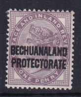 Bechuanaland: 1897/1902   QV 'Bechuanaland Protectorate' OVPT   SG61   1d      MH - 1885-1964 Bechuanaland Protectorate