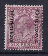 Bechuanaland: 1913/24   KGV 'Bechuanaland Protectorate' OVPT   SG81   6d    MH - 1885-1964 Bechuanaland Protettorato