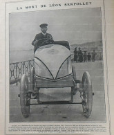 1907 LEON SERPOLLET ( Pionnier De L'automobile ) - VOITURE OEUF DE PAQUES PREMIERE VOITURE À ATTEINDRE 120 KM/H - Libri