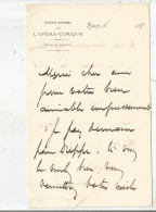 LEON CARVALHO (LEON CARVAILLE) 1875 1897 CHANTEUR LYRIQUE IMPRESARIO D'OPERA DIRECTEUR DE THEATRE L A S 187.. - Zangers & Muzikanten