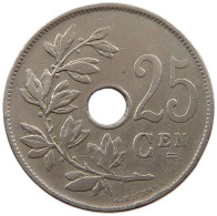 BELGIUM 25 CENTIMES 1922 MINTING ERROR 25 CENTIMES 1922 DATE ERROR #t065 0213 - 25 Centimes