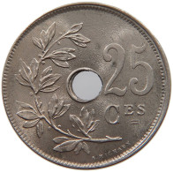 BELGIUM 25 CENTIMES 1921 Albert I. 1909-1934 #c053 0037 - 25 Cents
