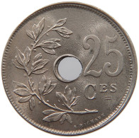 BELGIUM 25 CENTIMES 1921 Albert I. 1909-1934 #c053 0037 - 25 Centimes