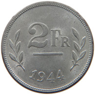 BELGIUM 2 FRANCS 1944 LEOPOLD III. (1934-1951) #c006 0723 - 2 Francs (1944 Liberation)