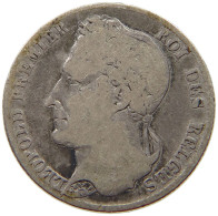 BELGIUM 1/2 FRANC 1844  #t078 0291 - 1/2 Frank