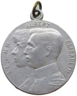 BELGIUM MEDAL 1914-1916 Albert I. 1909-1934 ALBERT ELISABETH 1914-1916 #a021 1129 - Sin Clasificación