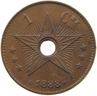 BELGIAN CONGO CENTIME 1888  #t081 0705 - 1885-1909: Leopoldo II