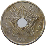 BELGIAN CONGO 10 CENTIMES 1911  #c020 0163 - 1910-1934: Albert I