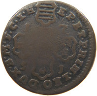 BELGIUM LIEGE 2 LIARDS 1751  #c032 0661 - 975-1795 Principato Vescovile Di Liegi