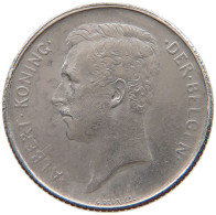 BELGIUM FRANC 1914 Albert I. 1909-1934 #a081 0617 - 1 Franco