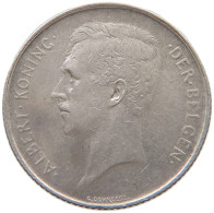 BELGIUM FRANC 1913 Albert I. 1909-1934 #c007 0451 - 1 Frank