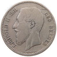BELGIUM FRANC 1886 Leopold II. 1865-1909 #a044 0633 - 1 Franc
