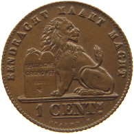 BELGIUM CENTIME 1912 Albert I. 1909-1934 #c011 0369 - 1 Centime