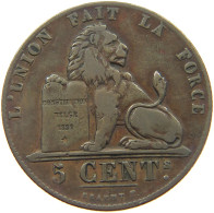 BELGIUM 5 CENTIMES 1851  #t132 0633 - 5 Centimes