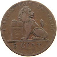 BELGIUM 5 CENTIMES 1847 5 CENTIMES 1847 HIGHER 7 ERROR #t132 0597 - 5 Cent