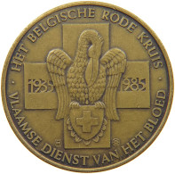 BELGIUM MEDAL 1935-1985 LEOPOLD III. (1934-1951) MEDAL RED CROSS 1935-1985 #s021 0407 - Unclassified