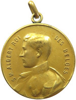 BELGIUM MEDAL 19141918 Albert I. 1909-1934 #s006 0207 - Non Classés