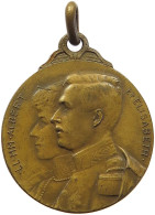 BELGIUM MEDAL 1914 Albert I. 1909-1934 SOUVENIR CAMPAGNE 1914 FISCH #s007 0019 - Sin Clasificación