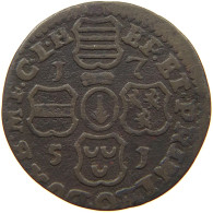 BELGIUM LIEGE LIARD 1751  #t137 0257 - 975-1795 Principado De Lieja