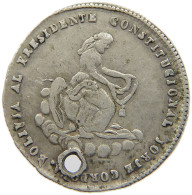 BOLIVIA SOL 1856 PROCLAMATION MEDAL #t161 0565 - Bolivië