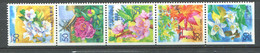 Japon ** N° 2819a à 2823a  - Emission Régionale. Fleurs - - Unused Stamps