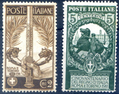 Italie, N°88 Et 89 Neufs* - (F191) - Mint/hinged