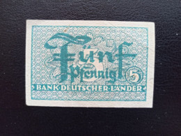 Billet Allemagne 5 Pfenning 1948 - Other & Unclassified