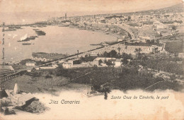 ESPAGNE - Iles Canaries - Santa Cruz De Ténérife - Le Port - Carte Postale Ancienne - Tenerife