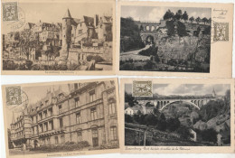 LUXEMBOURG PONT DU CHATEAU + PONT ADOLPHE + LA CORNICHE + LE PALAIS GRAND DUCAL 1934 - Colmar – Berg