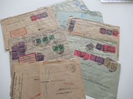 DR 1920er Jahre - 1931 Dienstbriefe / Teils Hohe Frankaturen / Kleiner Posten Mit 9 Belegen / Ruhrgebiet Usw. - Officials