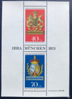 Deutsche Bundespost - VEL1/34 - 1973 - MNH - Michel Blok 9 - IBRA Postzegeltentoonstelling München - 1959-1980