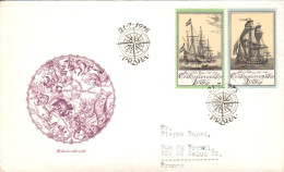 TCHECOSLOVAQUIE LETTRE FDC POUR LA FRANCE 1976 - Cartas & Documentos