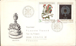 TCHECOSLOVAQUIE LETTRE FDC POUR LA FRANCE 1976 - Cartas & Documentos