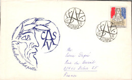 TCHECOSLOVAQUIE LETTRE FDC POUR LA FRANCE 1976 - Lettres & Documents